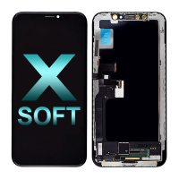 Soft OLED Screen Digitizer Assembly with Frame for iPhone X - Black PH-LCD-IP-00079BKS