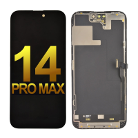 PH-LCD-IP-001343BKAA OLED Screen Digitizer Assembly With Frame for iPhone 14 Pro Max (Service Pack) - Black