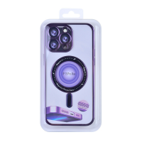 Magnetic Soft Phone Case for iPhone 15 Pro Max - Purple MT-TC-IP-00060PL