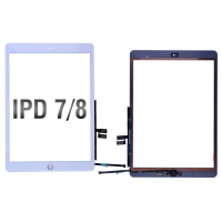Touch Screen Digitizer With Home Button and Home Button Flex Cable for iPad 7(2019)/ iPad 8 (2020) (High Quality) - Gold PH-TOU-IP-000890GDA