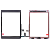 Touch Screen Digitizer With Home Button and Home Button Flex Cable for iPad 6(2018) A1893 A1954(High Quality) - Black PH-TOU-IP-00066BKA