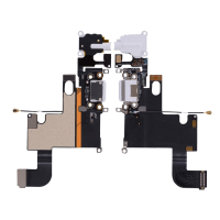 Charging Port with Flex Cable, Mic, Antenna Wire and Earphone Jack for iPhone 6 -White PH-CF-IP-00010WH
