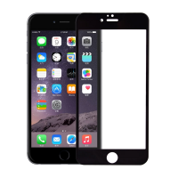 Full Curved  Tempered Glass Screen Protector for iPhone 6 Plus - Black(Retail Packaging) MT-SP-IP-001892BK