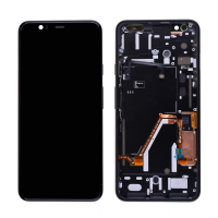OLED Screen Display with Touch Digitizer Panel and Frame for Google Pixel 4XL -  (Service Pack) Black PH-LCD-GO-00018BKBK