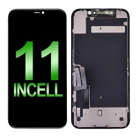 LCD Screen Digitizer Assembly With Back Plate for iPhone 11 (COF INCELL/ RJ) (Compatible for IC Chip Transfer)- Black PH-LCD-IP-00102BKIR