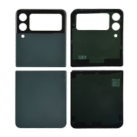 PH-HO-SS-002630GR Back Cover with Adhesive Tape for Samsung Galaxy Z Flip3 5G F711 (Up and down cover) - Green