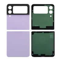 PH-HO-SS-002630PL Back Cover with Adhesive Tape for Samsung Galaxy Z Flip3 5G F711 (Up and down cover) - Lavender