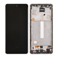 PH-LCD-SS-003243WH OLED Screen Digitizer Assembly With Frame for Samsung Galaxy A52 4G A525/ A52 5G (2021) A526 (Premium) - Awesome White
