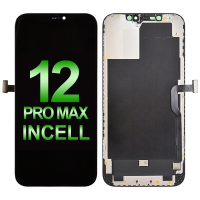 PH-LCD-IP-001113BKIR LCD Screen Digitizer Assembly With Frame for iPhone 12 Pro Max (COF INCELL/ RJ) (Compatible for IC Chip Transfer) - Black