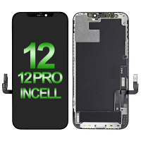 LCD Screen Digitizer Assembly With Frame for iPhone 12/ 12 Pro (COF INCELL/ RJ) (Compatible for IC Chip Transfer) - Black PH-LCD-IP-001063BKIR