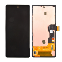 OLED Screen Digitizer Assembly with Frame for Google Pixel 6A - Black (Service Pack) PH-LCD-GO-000253BK